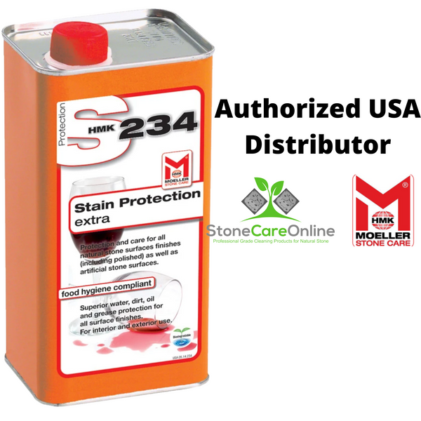 authorized US distributor of HMK Stone Care products and Sealers. HMK S234 Impregnating stone sealer.