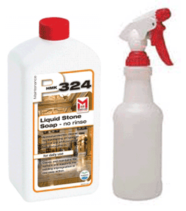 Daily Stone Maintenance Kit - HMK P324 Stone Soap + Spray Bottle Combo